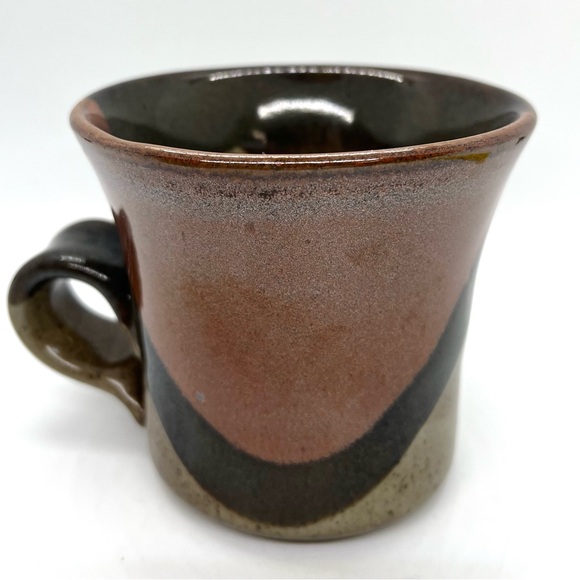 Y2K Signed John Freimark Set of 2 Studio Pottery Mugs - Picture 7 of 16